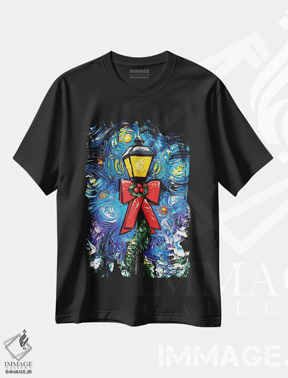 تیشرت طرح دار تبریکات فصل، تزئینی اثر آجا تریر | فروشگاه ایماژ