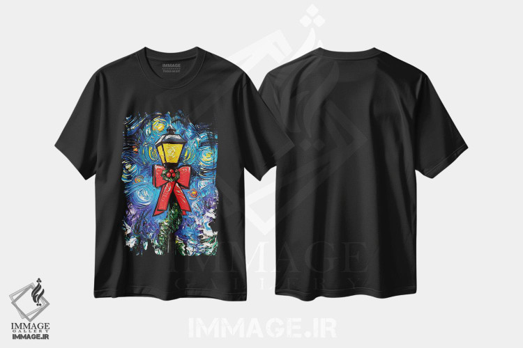 تیشرت طرح دار تبریکات فصل، تزئینی اثر آجا تریر | فروشگاه ایماژ