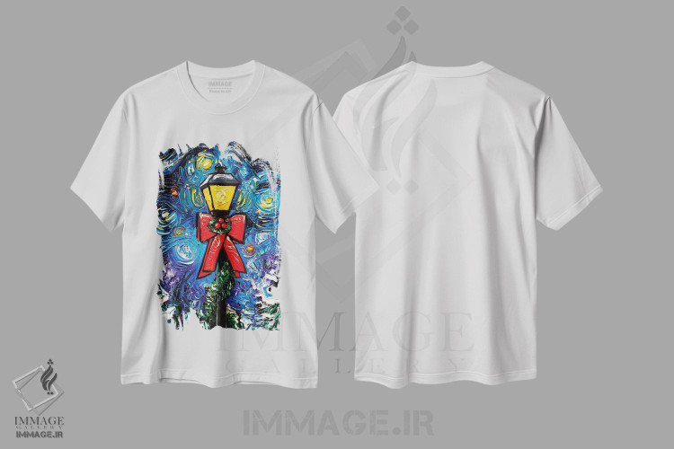 تیشرت طرح دار تبریکات فصل، تزئینی اثر آجا تریر | immage.ir