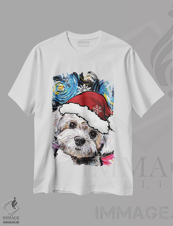 تیشرت طرح دار سنتای مالتی پو، حیوانات کریسمسی اثر آجا تریر | immage.ir