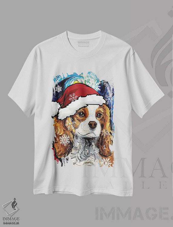 تیشرت طرح دار سنتای بلنهایم، حیوانات کریسمسی اثر آجا تریر | immage.ir