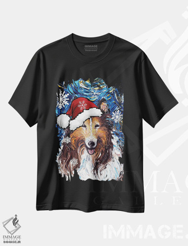 تیشرت طرح دار سنتای کولی، حیوانات کریسمسی اثر آجا تریر | فروشگاه ایماژ