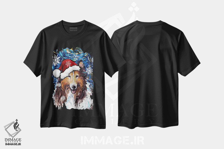 تیشرت طرح دار سنتای کولی، حیوانات کریسمسی اثر آجا تریر | فروشگاه ایماژ