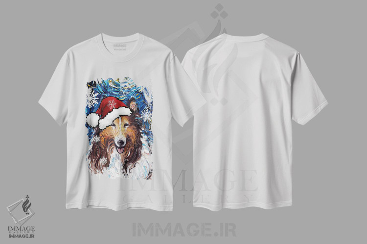 تیشرت طرح دار سنتای کولی، حیوانات کریسمسی اثر آجا تریر | immage.ir