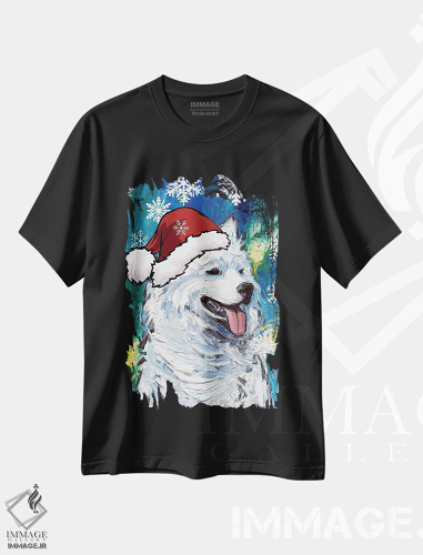 تیشرت طرح دار سنتای ساموید، حیوانات کریسمسی اثر آجا تریر | فروشگاه ایماژ