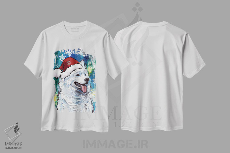 تیشرت طرح دار سنتای ساموید، حیوانات کریسمسی اثر آجا تریر | immage.ir