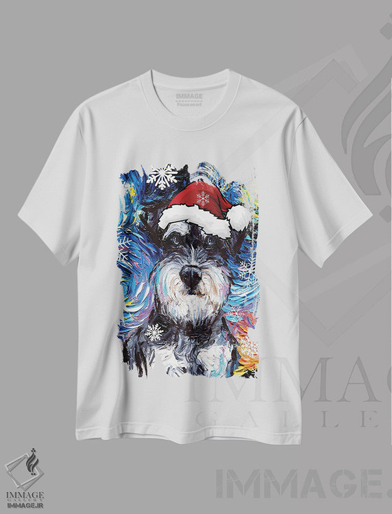 تیشرت طرح دار سنتای اشنایزر، حیوانات کریسمسی اثر آجا تریر | immage.ir
