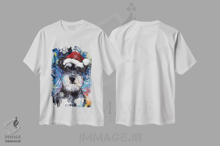 تیشرت طرح دار سنتای اشنایزر، حیوانات کریسمسی اثر آجا تریر | immage.ir