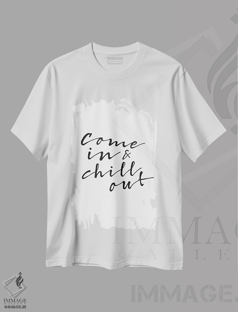 تیشرت طرح دار آرام باش، تزئینی اثر امی و کورت برلین | immage.ir