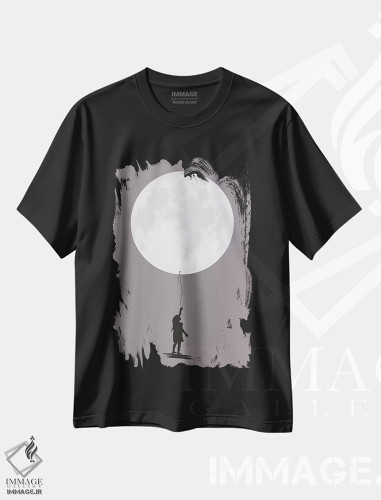 تیشرت طرح دار بادکنک ماه اثر امی و کورت برلین | فروشگاه ایماژ