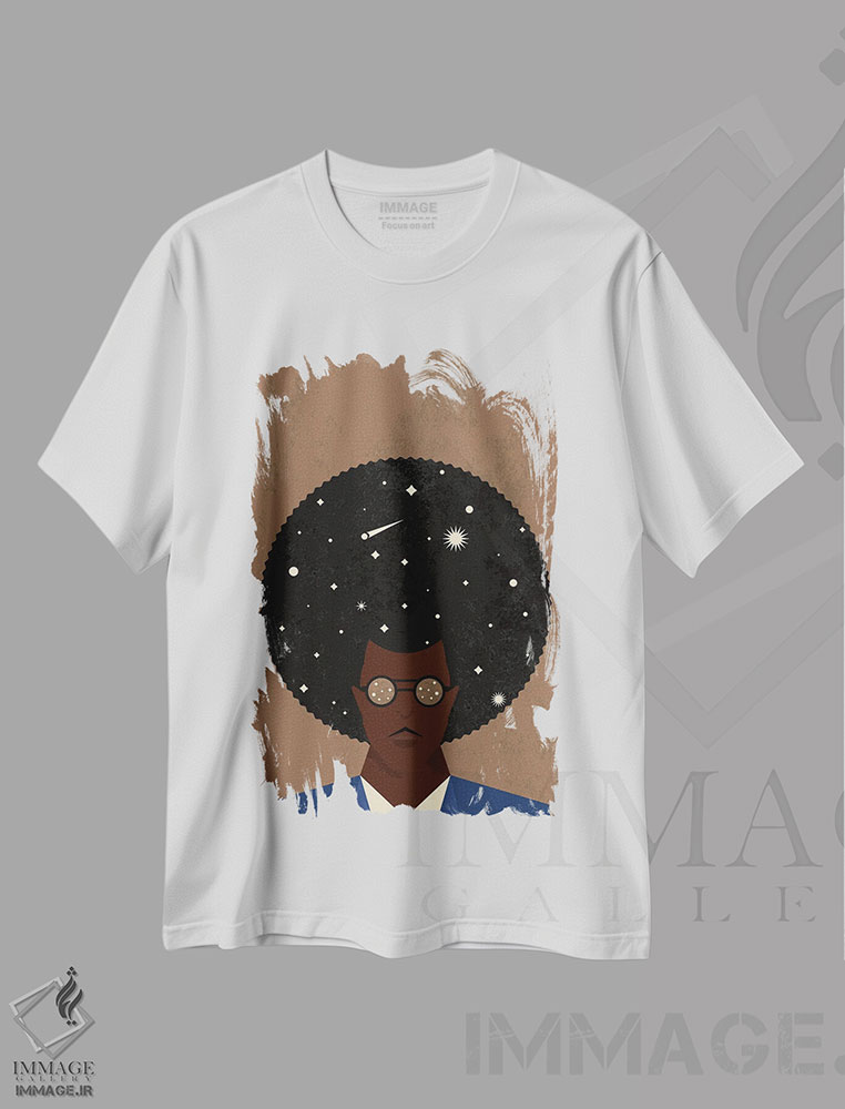 تیشرت طرح دار جهان آفرو، هنر آمریکایی آفریقایی تبار اثر امر کاریچ | immage.ir