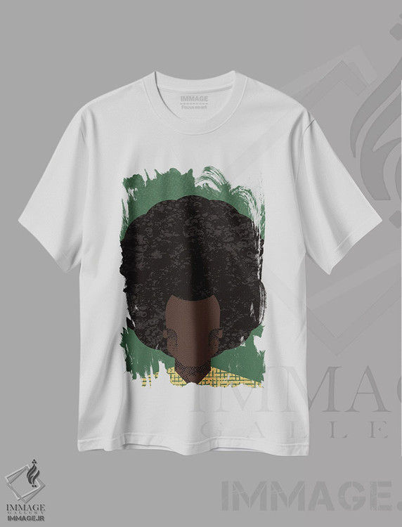 تیشرت طرح دار آفرو، هنر آمریکایی آفریقایی تبار اثر امر کاریچ | immage.ir