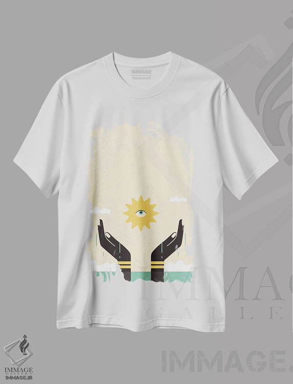 تیشرت طرح دار دست دراز کردن، هنر آمریکایی آفریقایی تبار اثر امر کاریچ | immage.ir