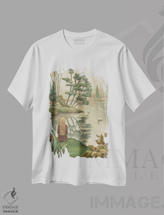 تیشرت طرح دار شناور، هنر فاخر معاصر اثر آنتوانت کلی | immage.ir