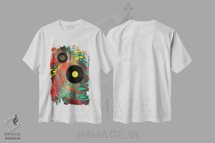 تیشرت طرح دار وینتیج، هنر فاخر معاصر اثر آکینتایو آکینتوبی | immage.ir