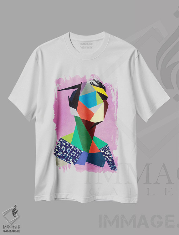 تیشرت طرح دار موو، هنر فاخر معاصر اثر آکینتایو آکینتوبی | immage.ir