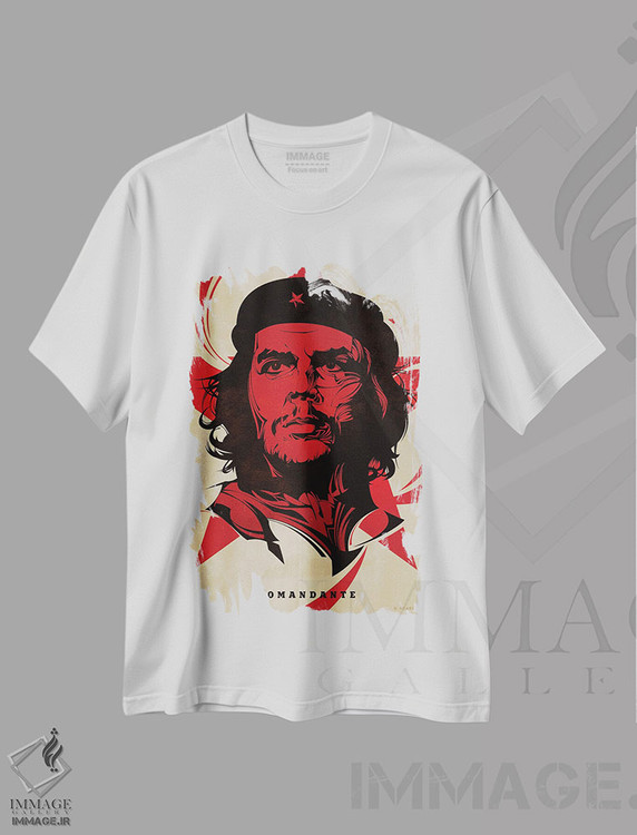 تیشرت طرح دار چه، هنر دیجیتال اثر نیکیتا آباکوموف | immage.ir