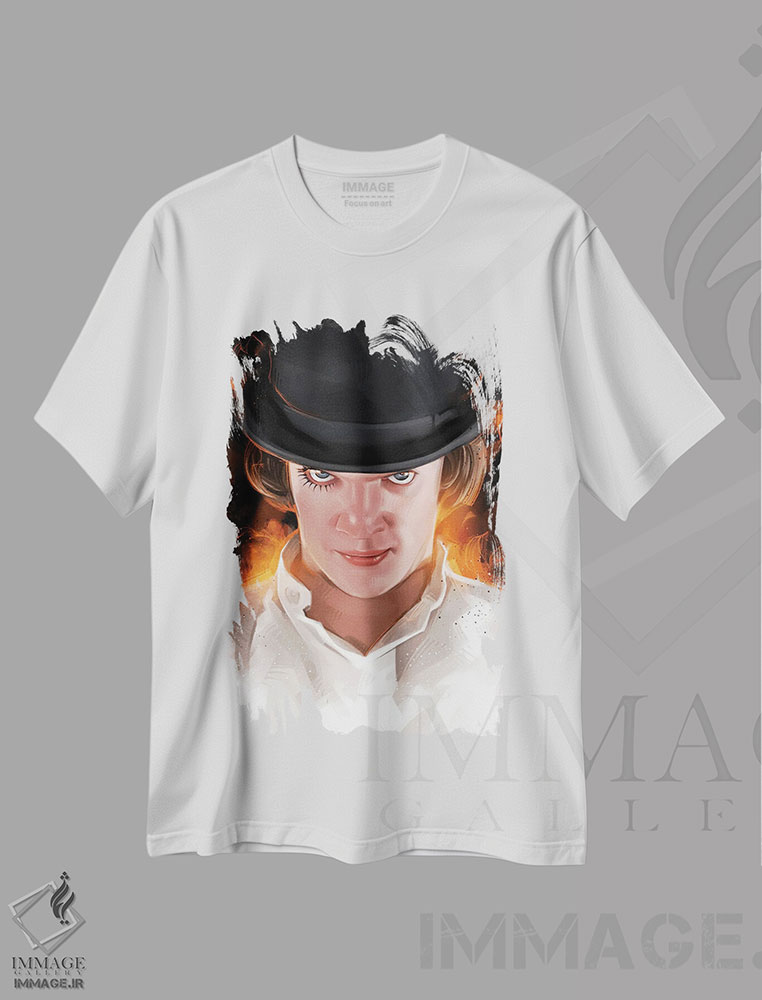 تیشرت طرح دار پرتقال کوکی I، هنر دیجیتال اثر نیکیتا آباکوموف | immage.ir