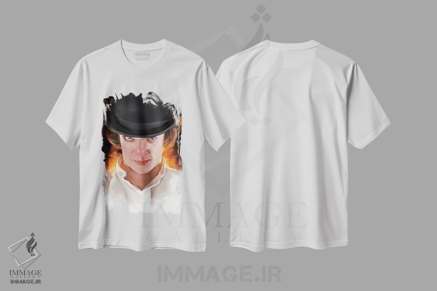 تیشرت طرح دار پرتقال کوکی I، هنر دیجیتال اثر نیکیتا آباکوموف | immage.ir