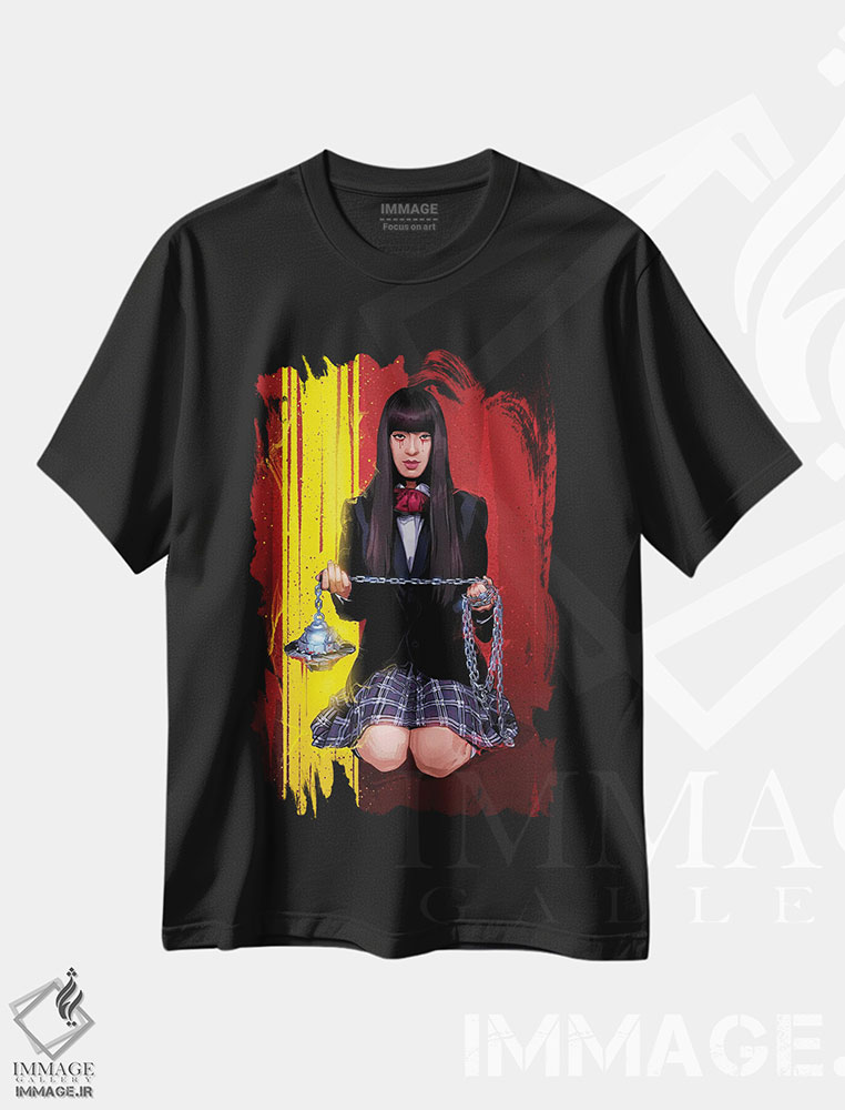 تیشرت طرح دار گوگو یوباری، هنر دیجیتال اثر نیکیتا آباکوموف | فروشگاه ایماژ