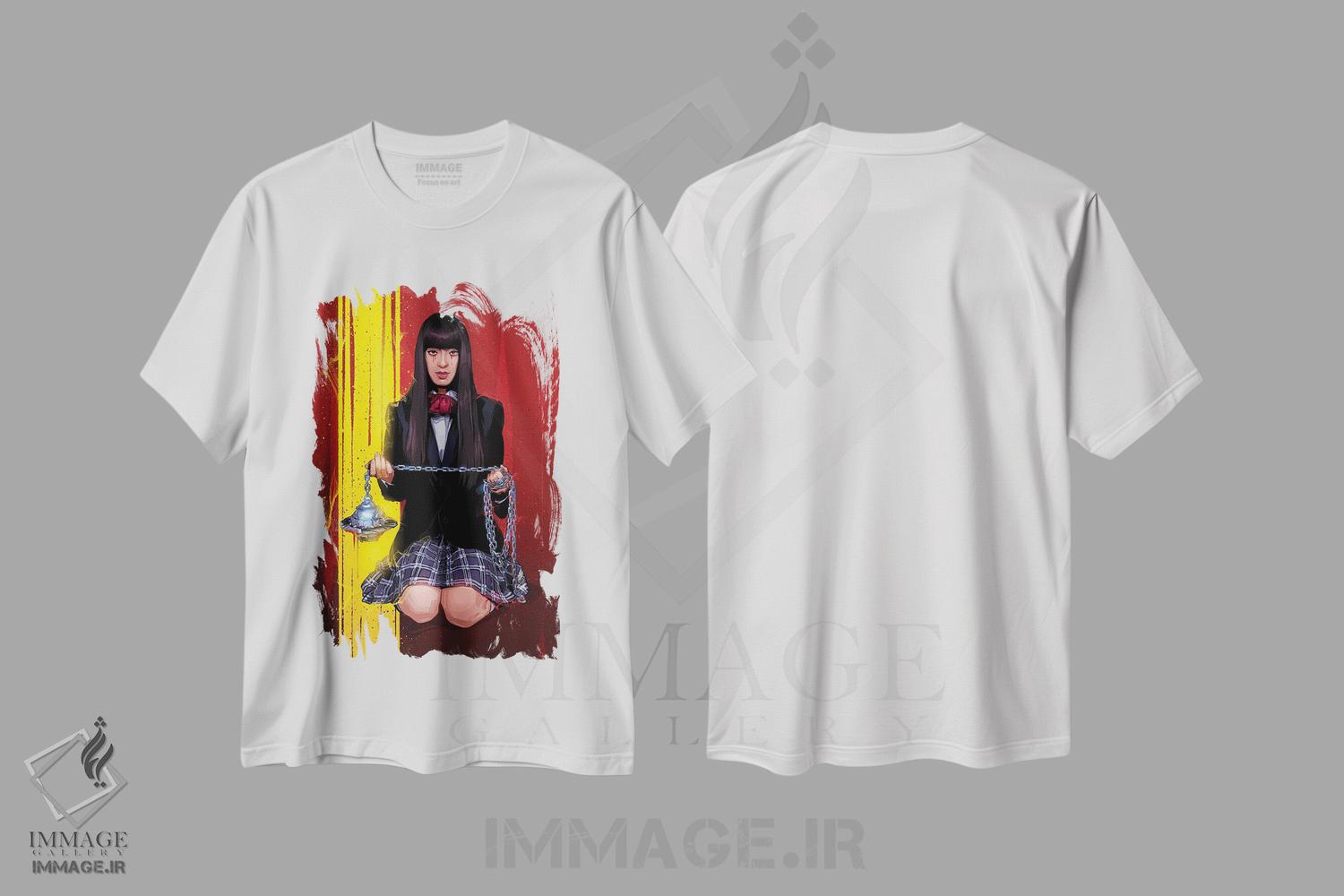 تیشرت طرح دار گوگو یوباری، هنر دیجیتال اثر نیکیتا آباکوموف | immage.ir