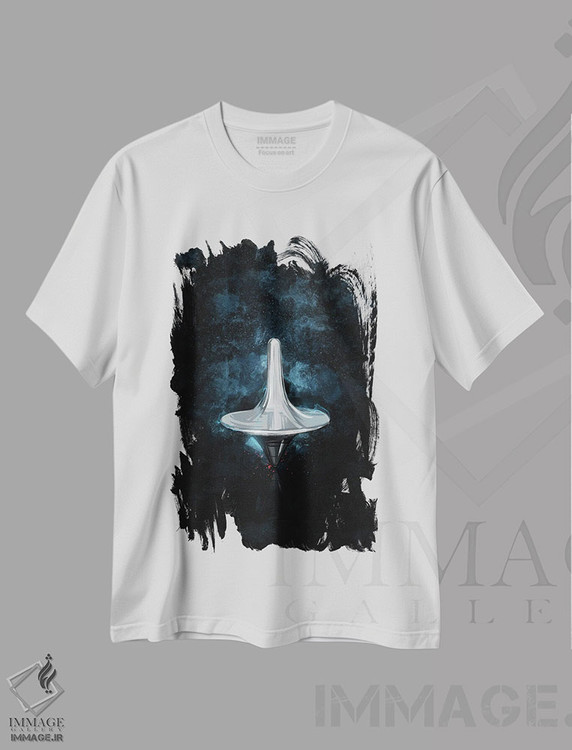 تیشرت طرح دار تلقین I، هنر دیجیتال اثر نیکیتا آباکوموف | immage.ir