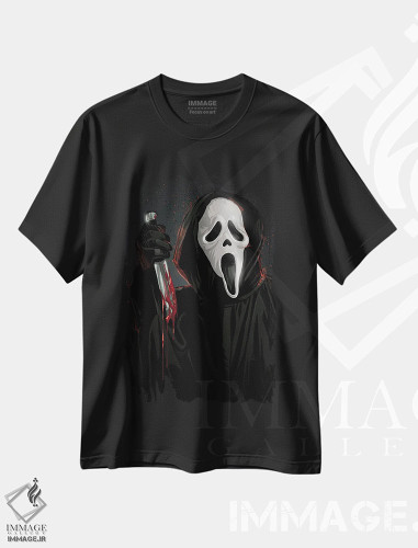 تیشرت طرح دار جیغ، هنر دیجیتال اثر نیکیتا آباکوموف | فروشگاه ایماژ