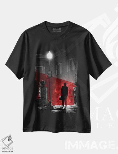 تیشرت طرح دار جن گیر، هنر دیجیتال اثر نیکیتا آباکوموف | فروشگاه ایماژ