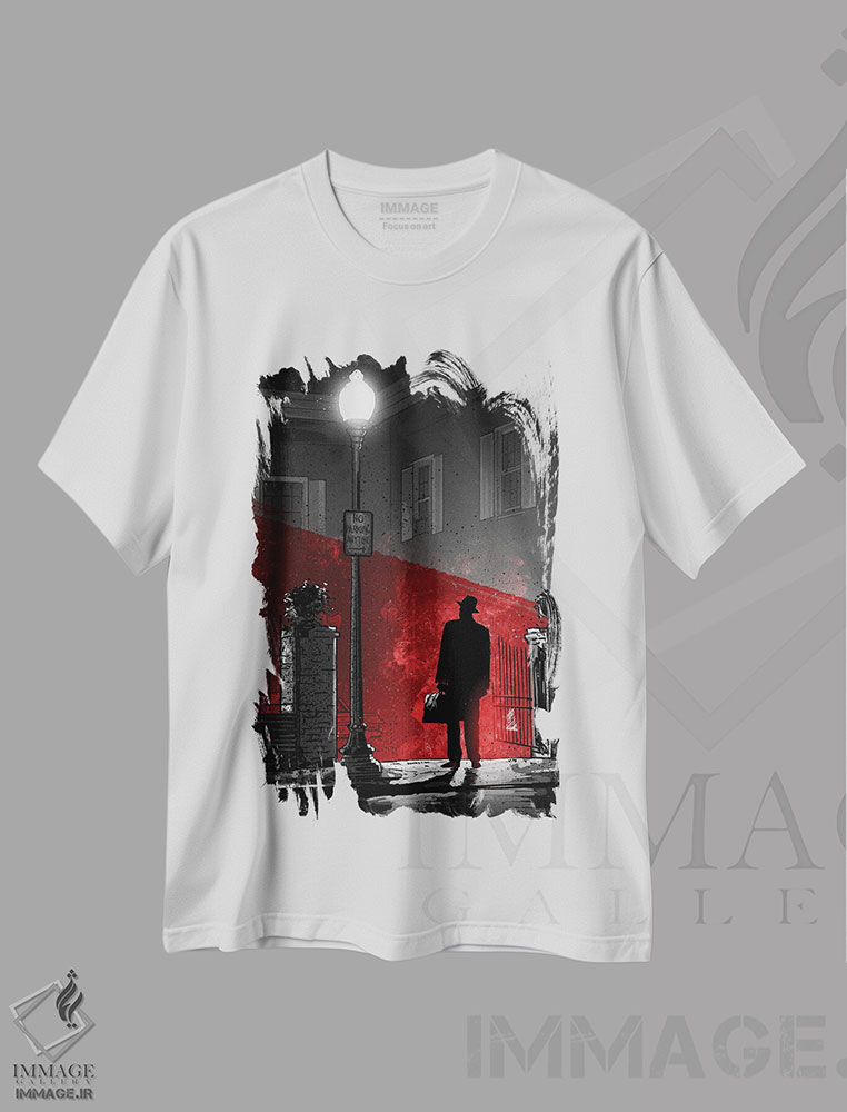 تیشرت طرح دار جن گیر، هنر دیجیتال اثر نیکیتا آباکوموف | immage.ir