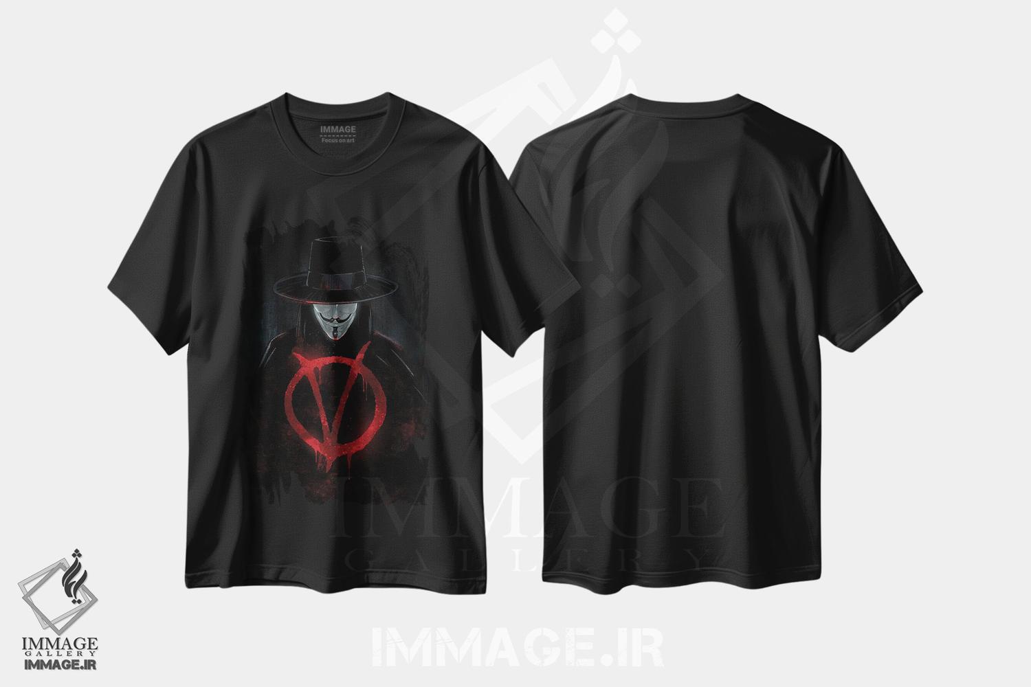 تیشرت طرح دار انتقام، هنر دیجیتال اثر نیکیتا آباکوموف | فروشگاه ایماژ