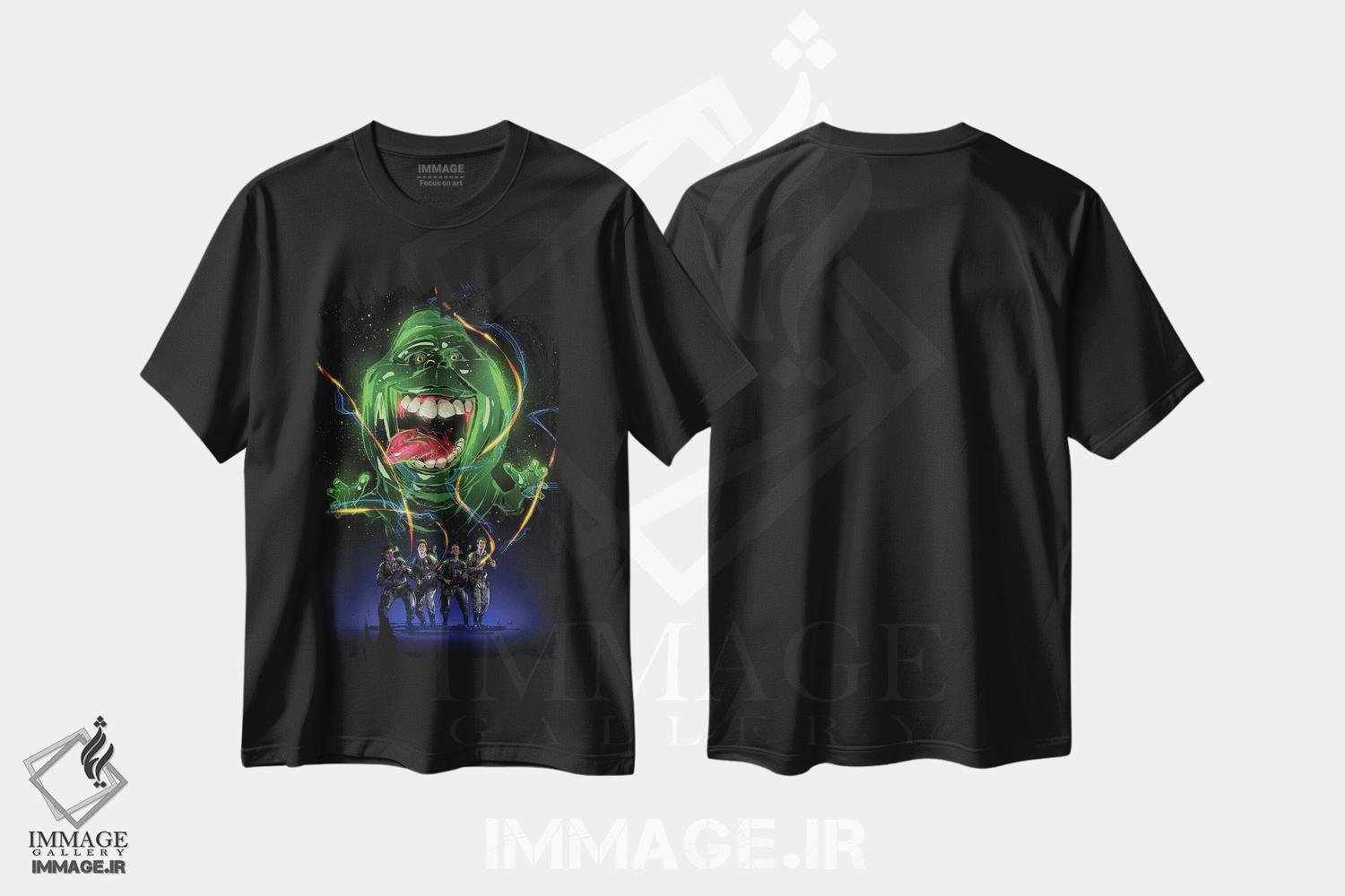 تیشرت طرح دار شکارچیان روح، هنر دیجیتال اثر نیکیتا آباکوموف | فروشگاه ایماژ