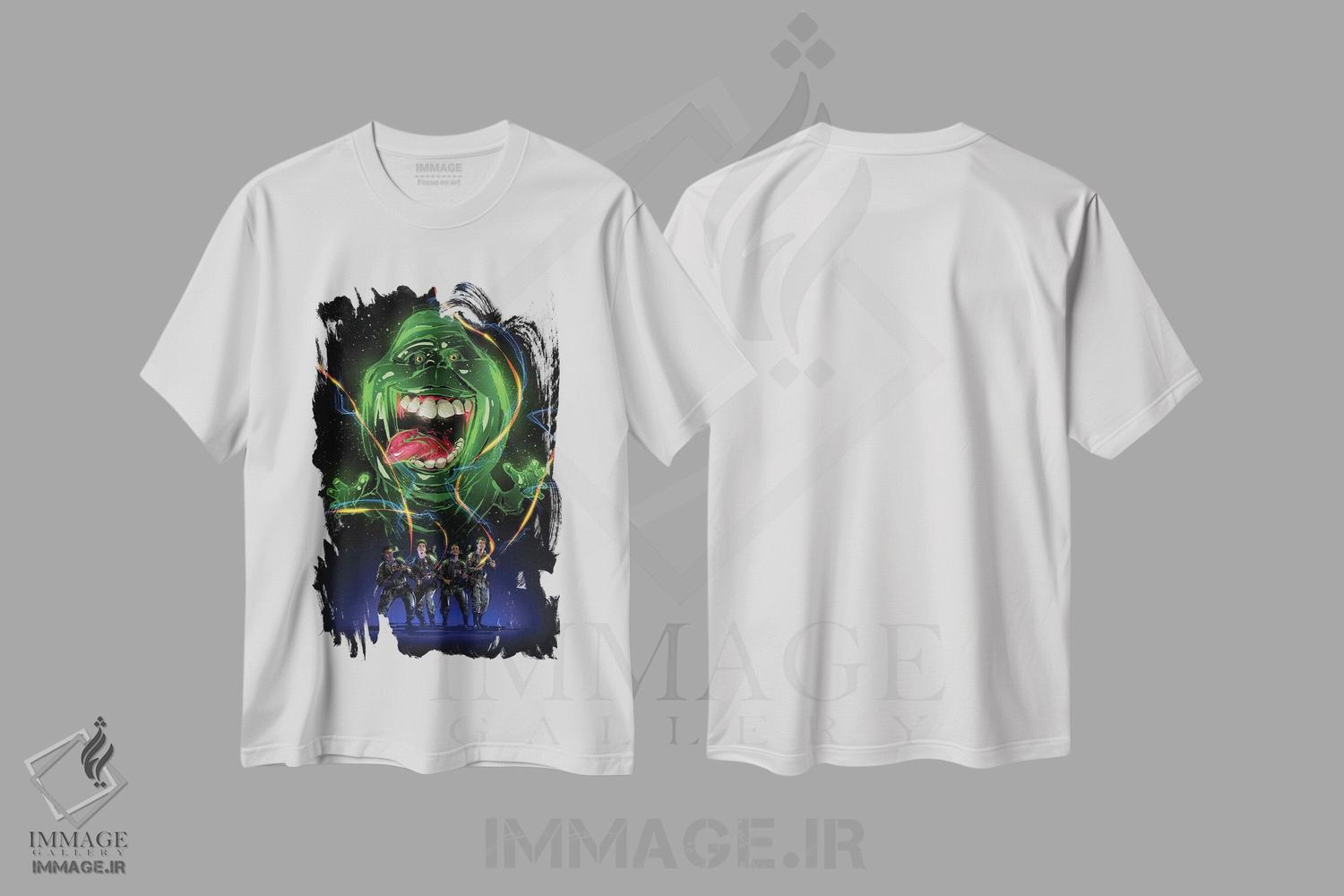 تیشرت طرح دار شکارچیان روح، هنر دیجیتال اثر نیکیتا آباکوموف | immage.ir