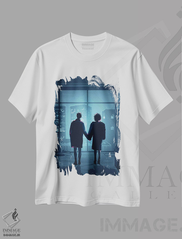 تیشرت طرح دار ذهنم کجاست ۱، هنر دیجیتال اثر نیکیتا آباکوموف | immage.ir