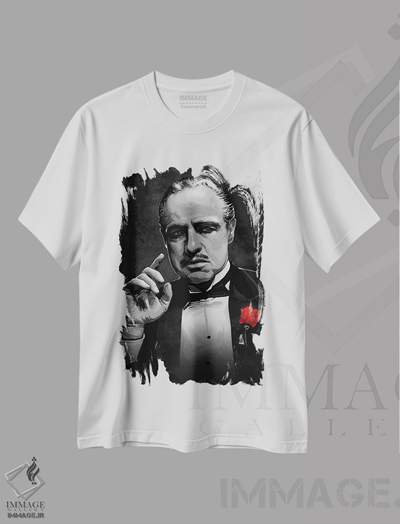 تیشرت طرح دار پدرخوانده، هنر دیجیتال اثر نیکیتا آباکوموف | immage.ir