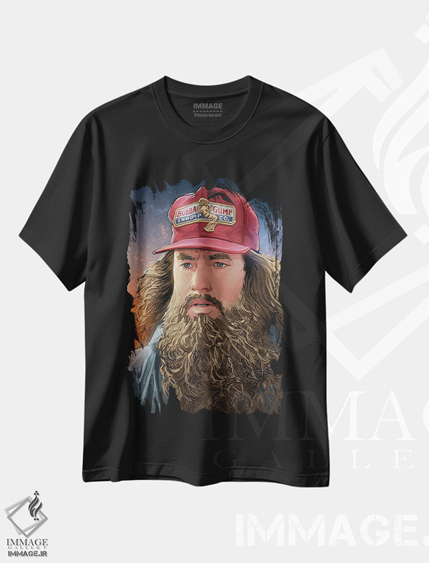 تیشرت طرح دار فارست، هنر دیجیتال اثر نیکیتا آباکوموف | فروشگاه ایماژ