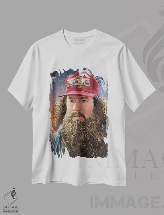 تیشرت طرح دار فارست، هنر دیجیتال اثر نیکیتا آباکوموف | immage.ir