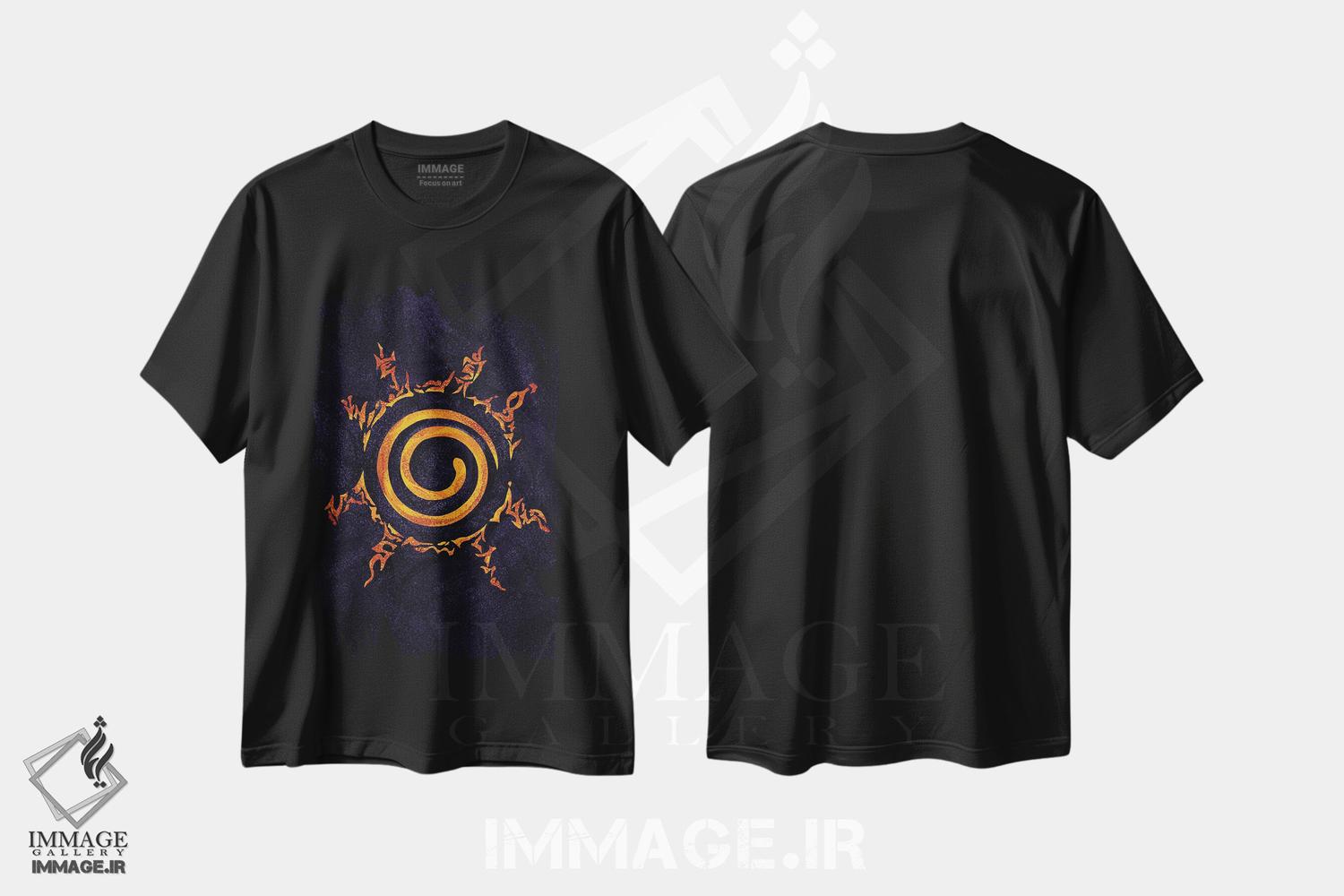 تیشرت طرح دار مهر و موم ناروتو، هنر دیجیتال اثر نیکیتا آباکوموف | فروشگاه ایماژ