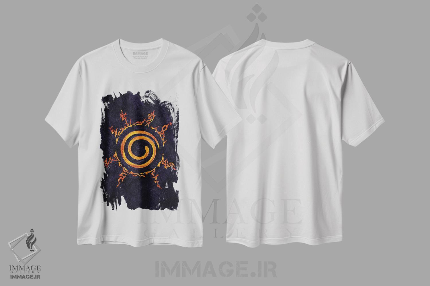 تیشرت طرح دار مهر و موم ناروتو، هنر دیجیتال اثر نیکیتا آباکوموف | immage.ir