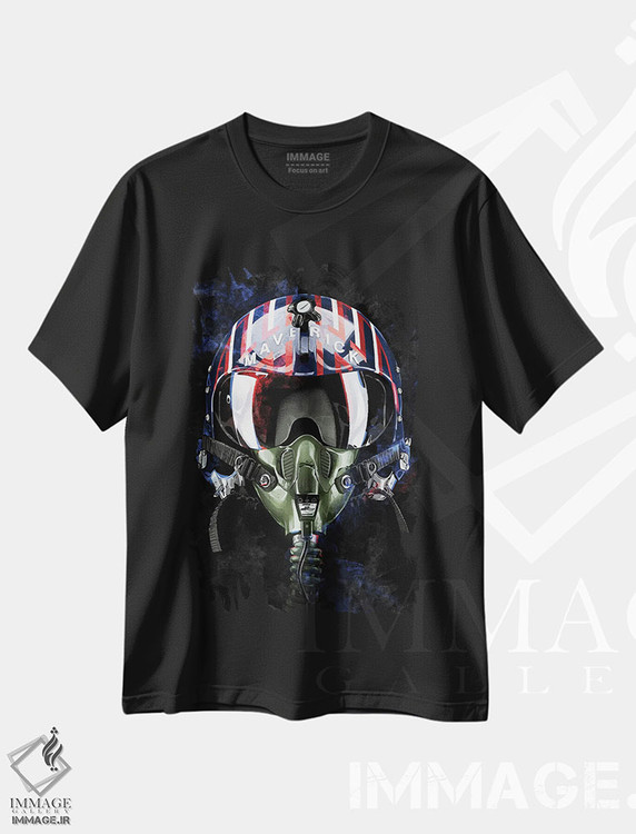 تیشرت طرح دار تاپ گان: ماوریک، هنر دیجیتال اثر نیکیتا آباکوموف | فروشگاه ایماژ