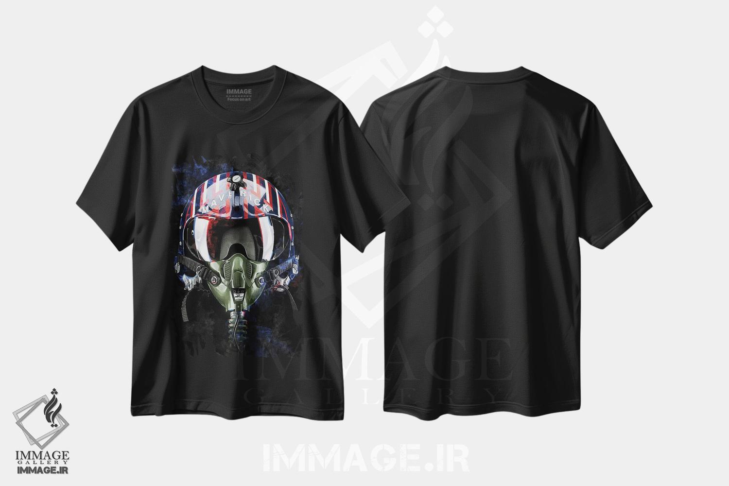 تیشرت طرح دار تاپ گان: ماوریک، هنر دیجیتال اثر نیکیتا آباکوموف | فروشگاه ایماژ