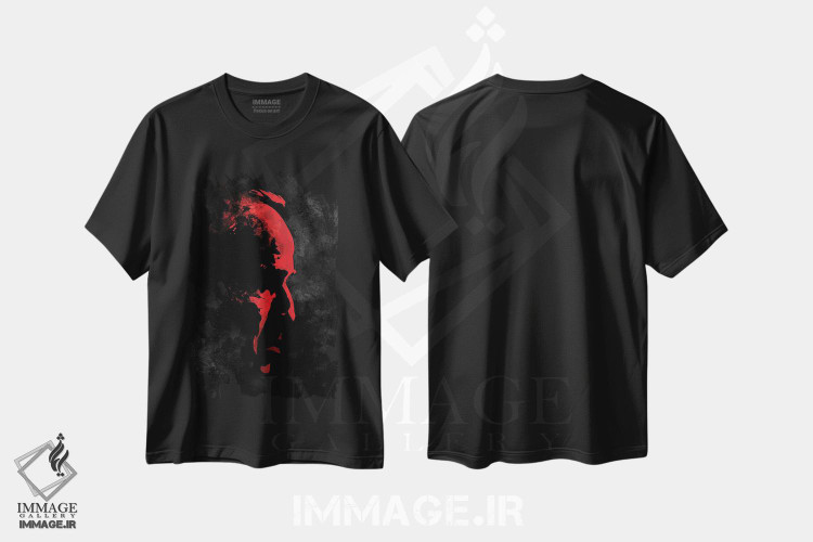 تیشرت طرح دار نمای横ک پدرخوانده، هنر دیجیتال اثر نیکیتا آباکوموف | فروشگاه ایماژ
