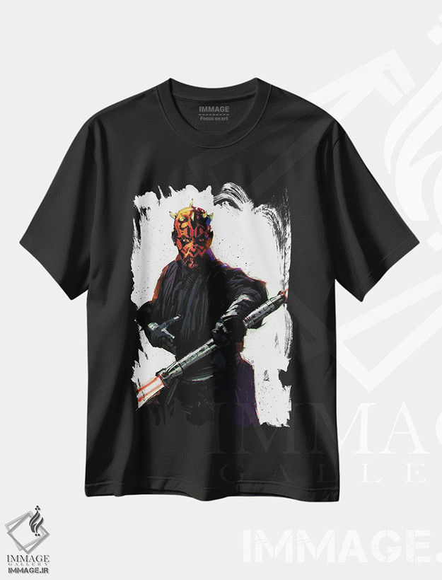 تیشرت طرح دار دارت ماول، هنر دیجیتال اثر نیکیتا آباکوموف | فروشگاه ایماژ