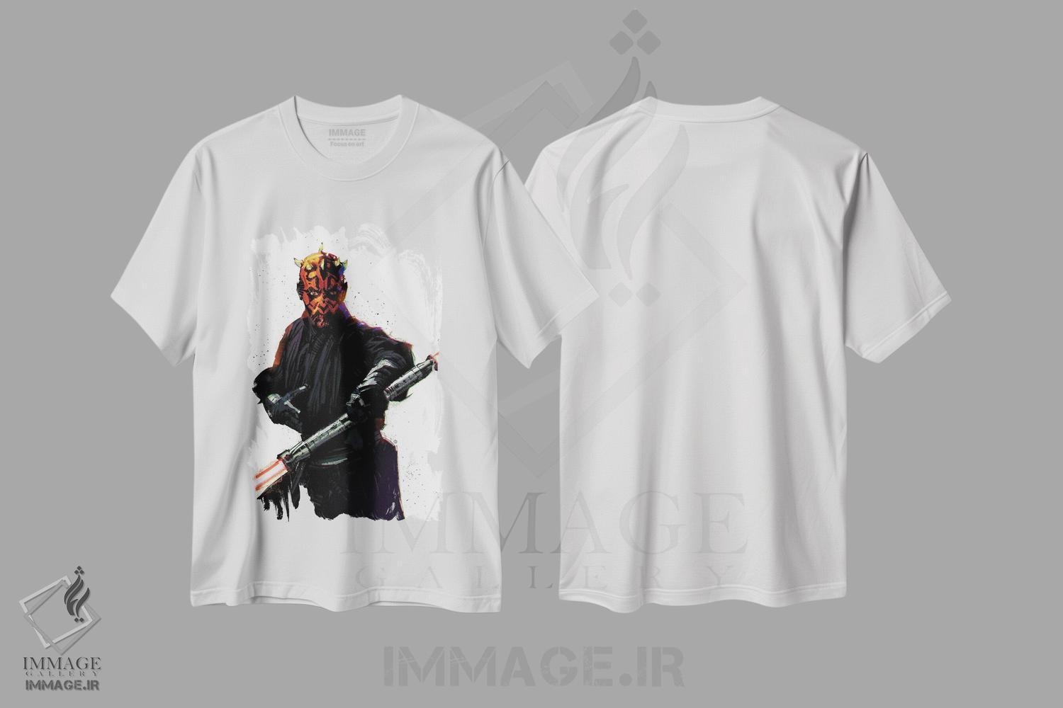 تیشرت طرح دار دارت ماول، هنر دیجیتال اثر نیکیتا آباکوموف | immage.ir