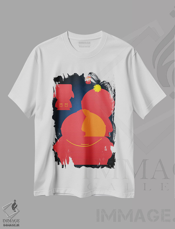 تیشرت طرح دار ساوت پارک، هنر دیجیتال اثر نیکیتا آباکوموف | immage.ir