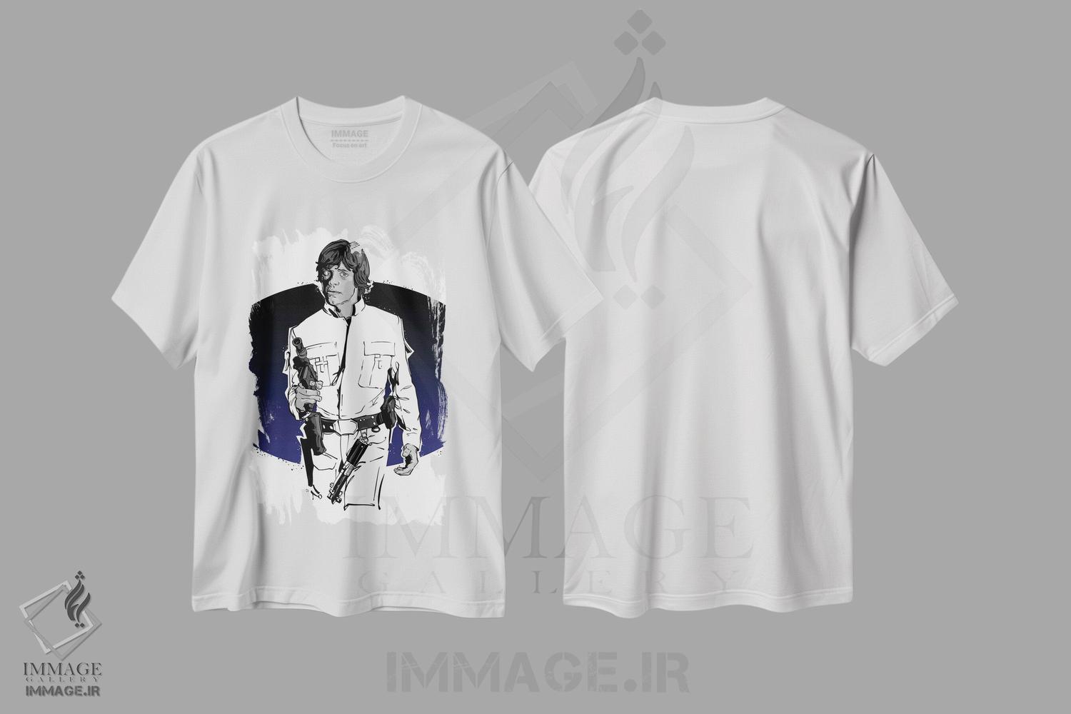 تیشرت طرح دار لوک اسکای واکر، هنر دیجیتال اثر نیکیتا آباکوموف | immage.ir