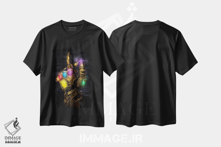 تیشرت طرح دار نابودی، هنر دیجیتال اثر نیکیتا آباکوموف | فروشگاه ایماژ