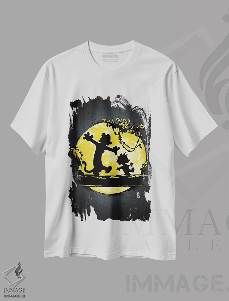 تیشرت طرح دار کالوین و هابز اثر نیکیتا آباکوموف | immage.ir