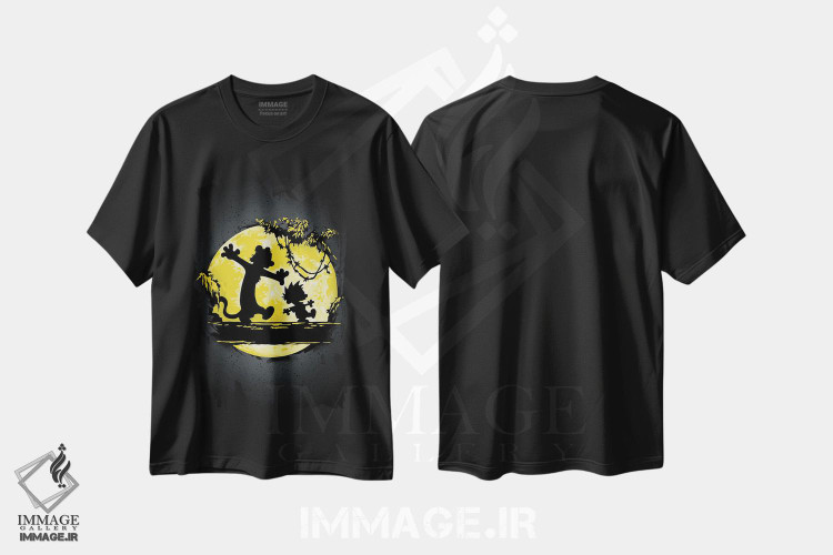 تیشرت طرح دار کالوین و هابز اثر نیکیتا آباکوموف | فروشگاه ایماژ