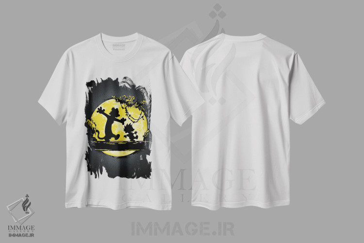تیشرت طرح دار کالوین و هابز اثر نیکیتا آباکوموف | immage.ir