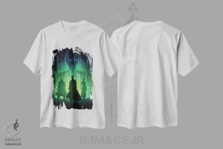 تیشرت طرح دار ماتریکس رستاخیزها، دکوراسیون جایگزین اثر نیکیتا آباکوموف | immage.ir
